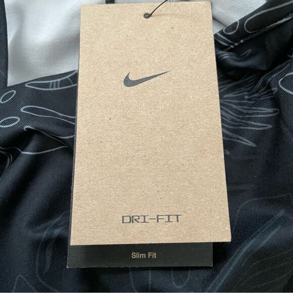 Nike Dri-Fit One Luxe Black Slim Fit Strappy Tank Top Women’s Sz L (DV9682-010) - Picture 8 of 10